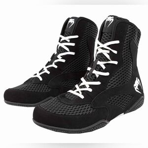 NEW Men’s Venom Contender Boxing Shoes Black/White Size 6 and 10.5